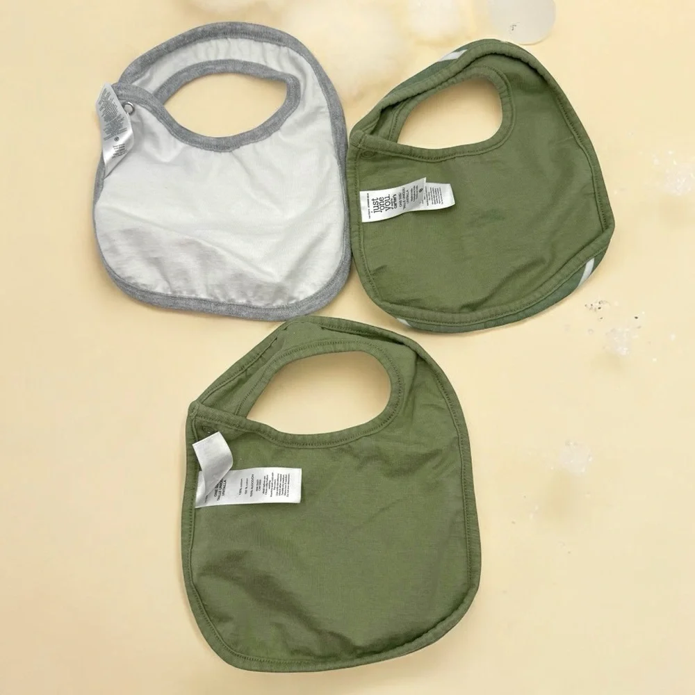 Dinosaur and Stripes Kids Bib Set - Gray, Green, Multicolor 3-pack Carters
